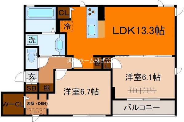 D-room三条大橋の物件間取画像